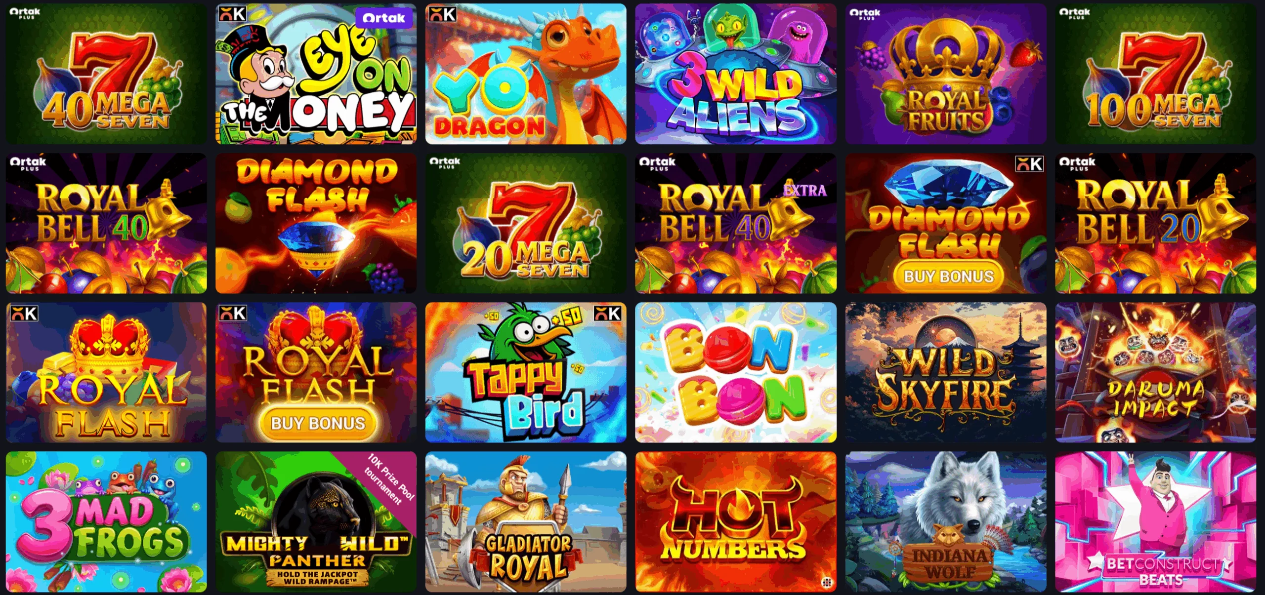 juegos en Fantasticbet Casino